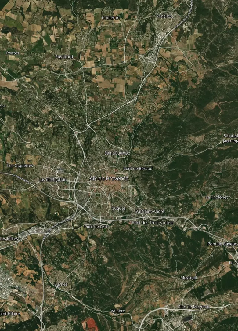 Pixxle places carte satellite