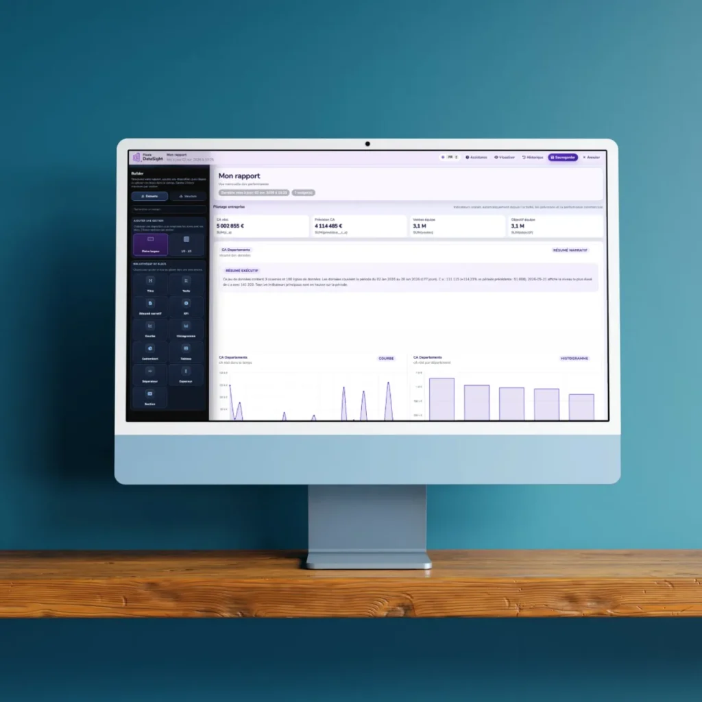Présentation du Builder de Pixxle DataSight