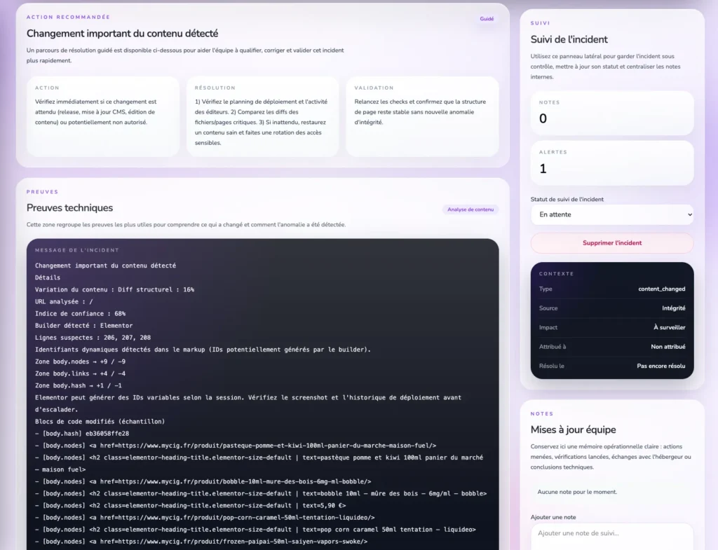 incident site webguard